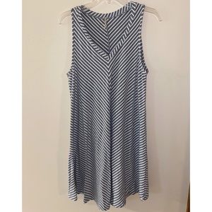 Nine 1 Eight chevron striped t-shirt dress